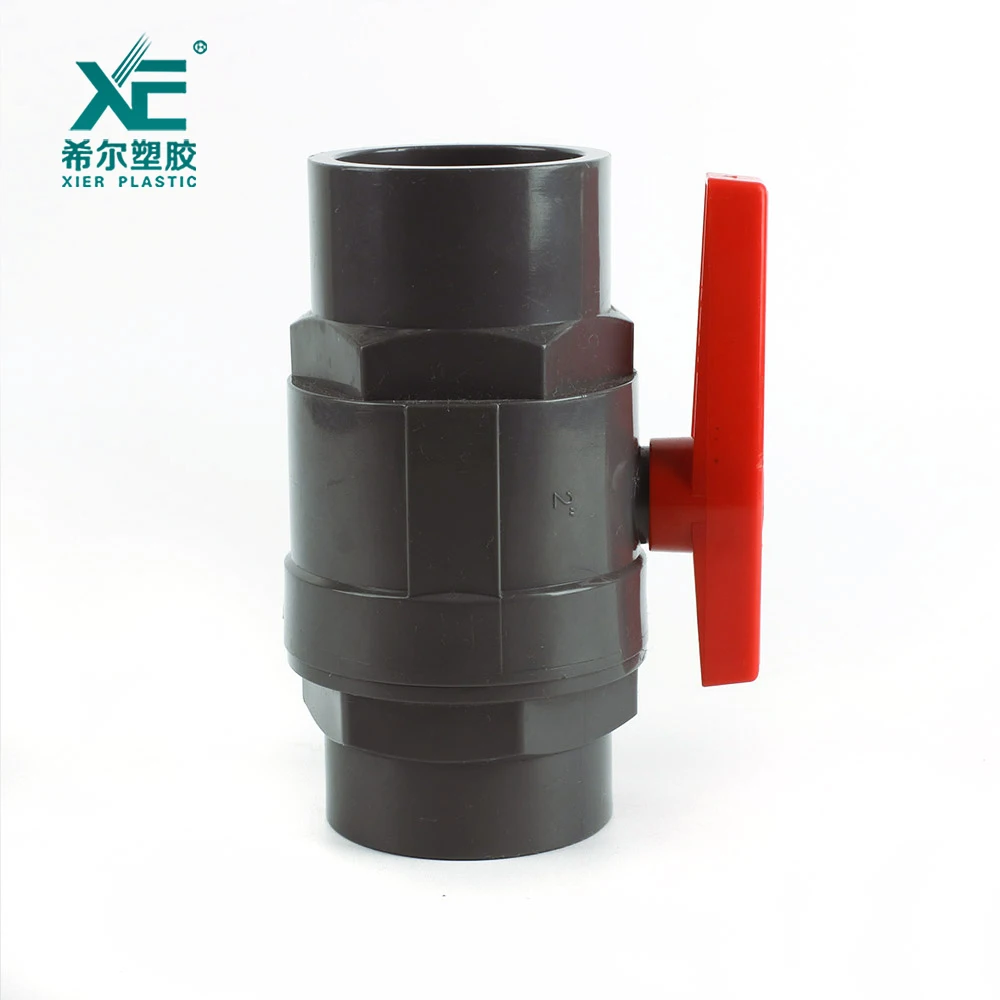 New arrival professional design plastic handle 2pc ball valve
