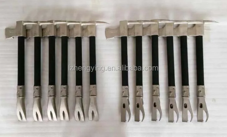 Manual forcible pry axe hooligan bar