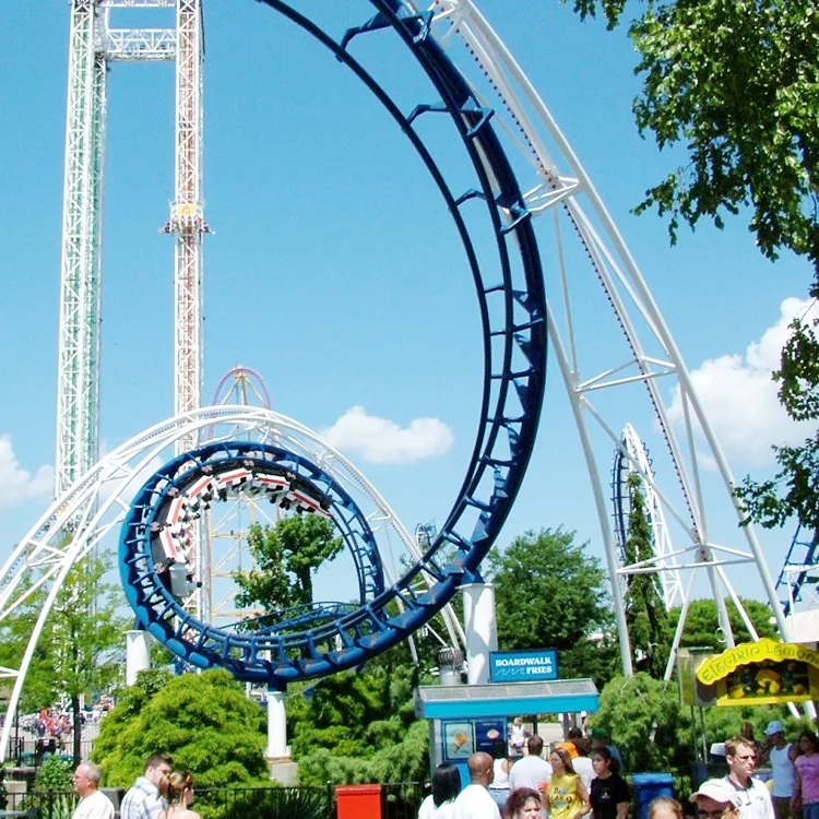 
 Оборудование для парка развлечений, большие американские горки для тематического парка  