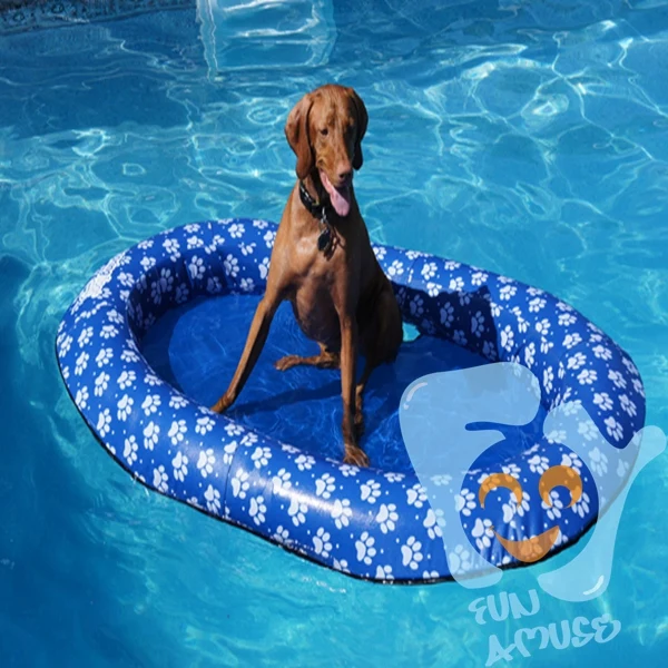 Swimming Pool Toy Inflatable Dog Pet Puppy Float Pool Float