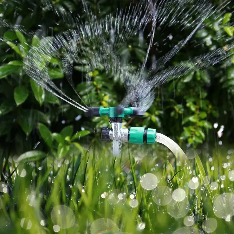 
Plastic three arm water rotary sprinkler for garden 