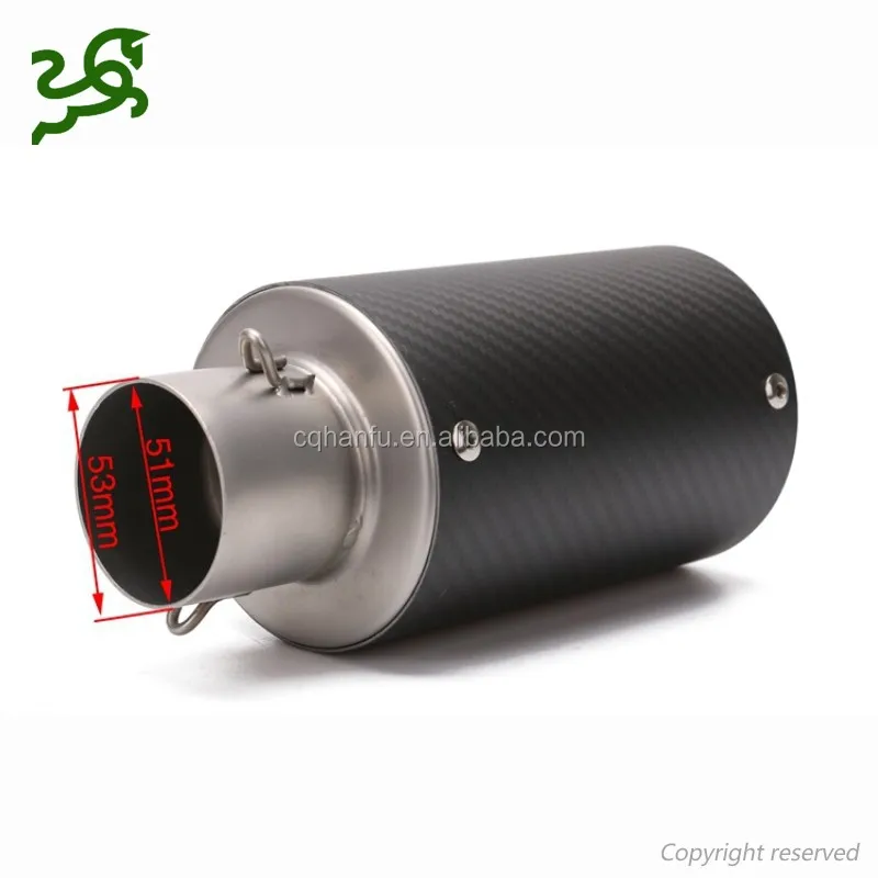 51mm Universal Motorcycle Scooter Modified Silencer For Racing Exhaust Pipe Muffler