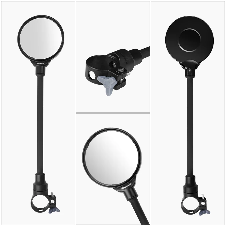 
WEST BIKING Cycling Aluminium Frame Tires Mirror Other Bicycle Accessories Cycling Bicicleta Bike Bicycle Rearview Mirror 