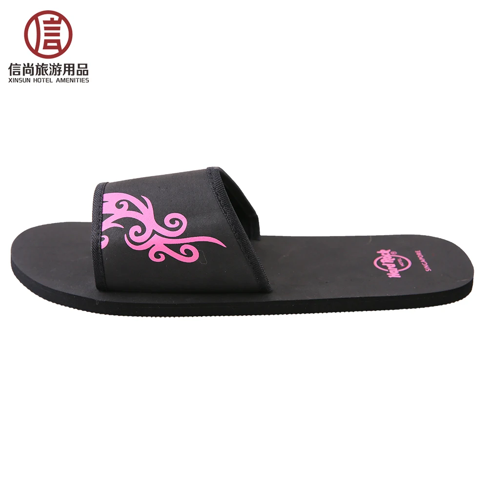 Custom beach pvc plastic slipper with logo
