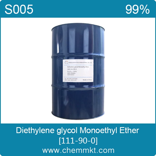 China Diethylene Glycol Monoethyl Ether/2(2-Ethoxyethoxy)ethanol CAS111-90-0 with cheap price