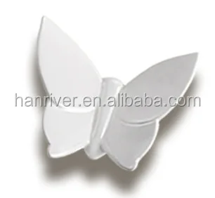 Ceramic Porcelain Animal Insect silver gold Butterfly Figurine For Decoration