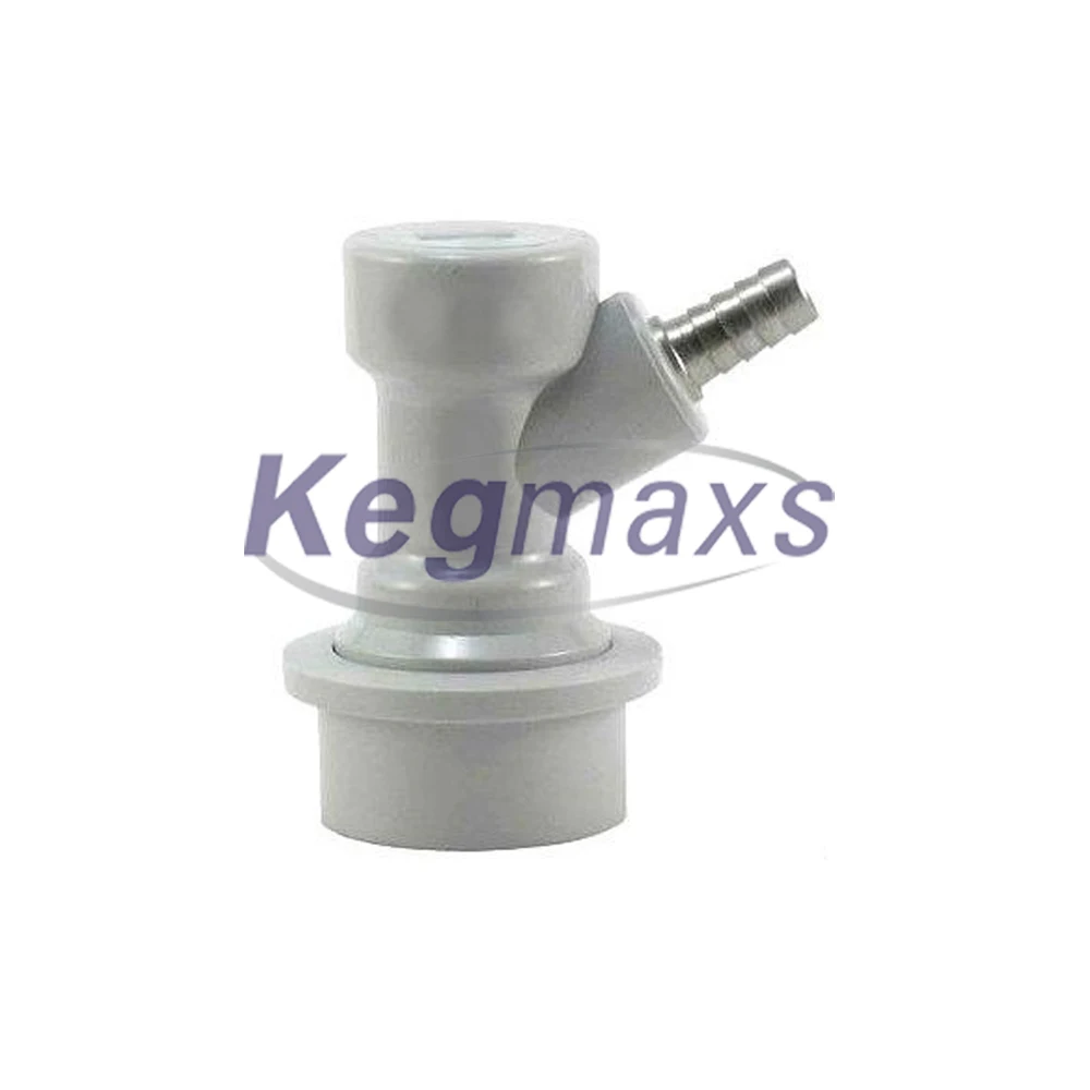 Ball Lock Disconnect,Liquid out/Gas in - 1/4 Barb for Corny Keg Craft Beer