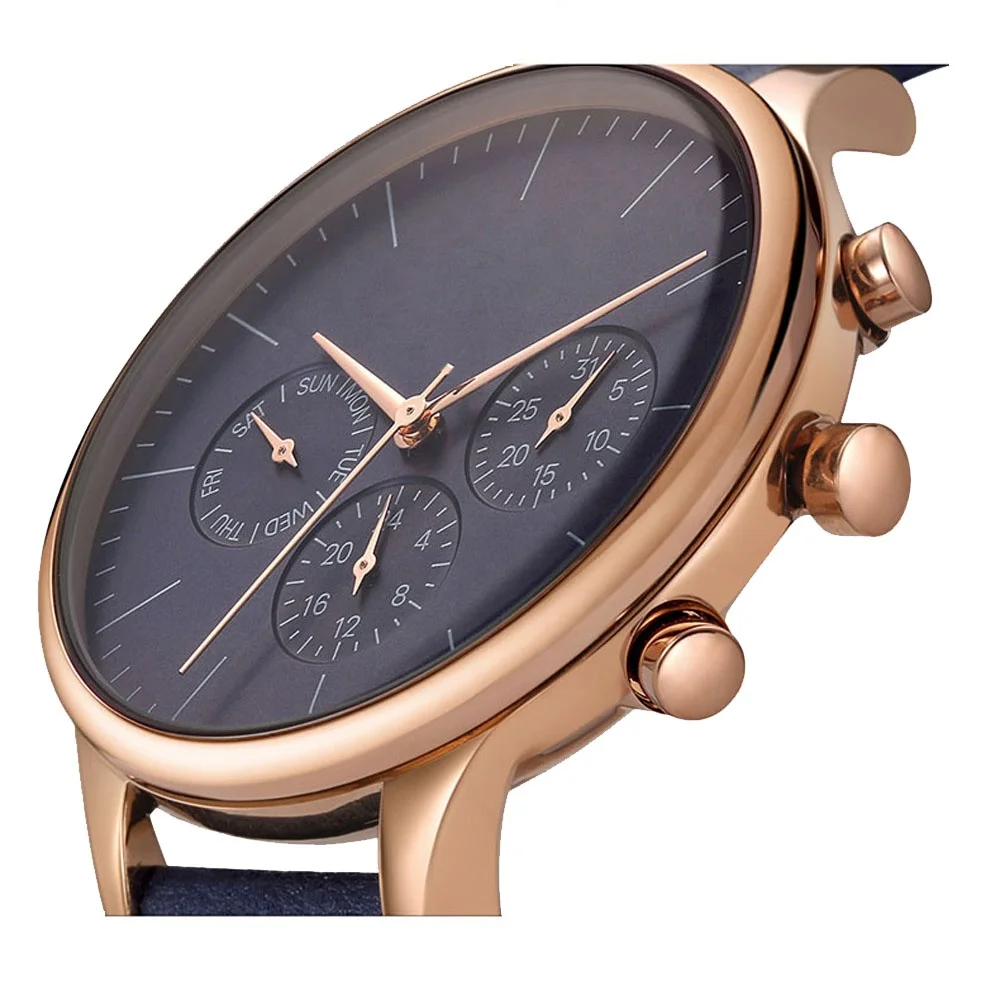 Simple Design Slim Case Japanese Movement Quartz Fancy Brands Wrist Watch Women