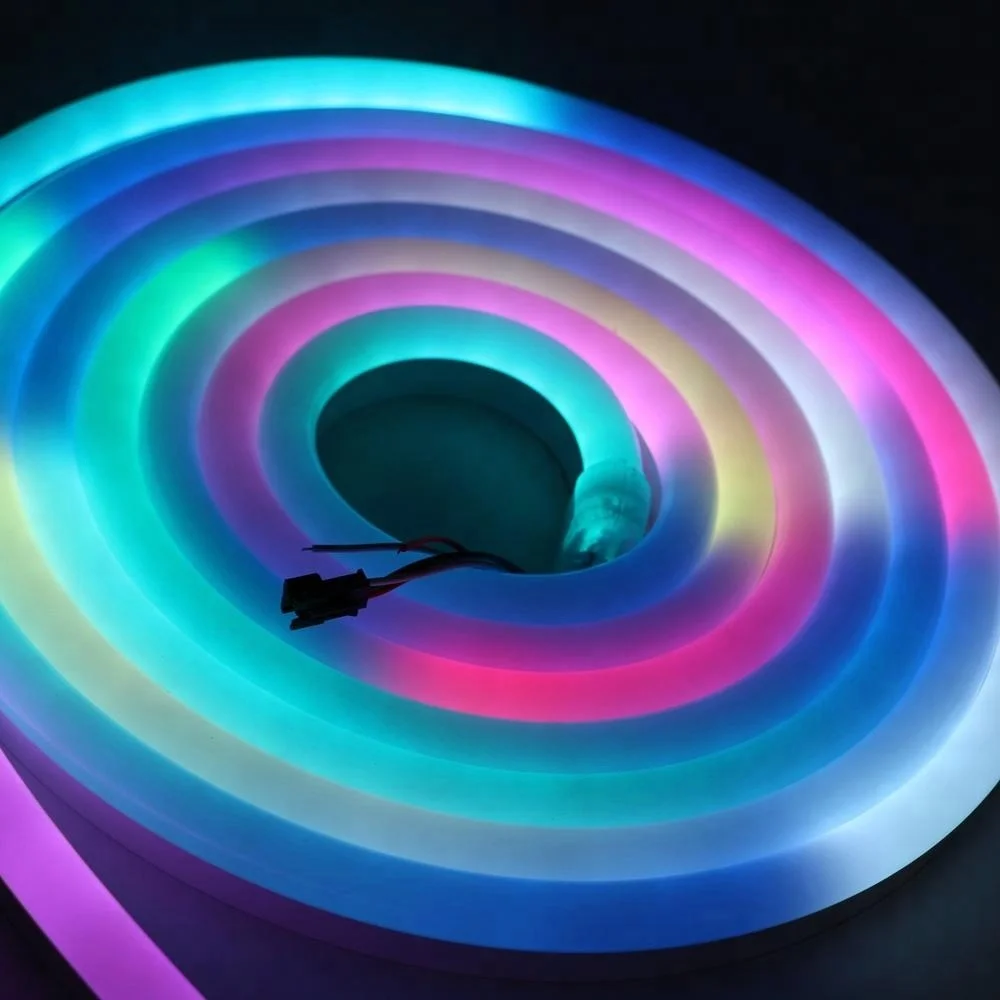 programmable SK6812 LED flexible neon tube light 60LEDs/M DC5V for rooms