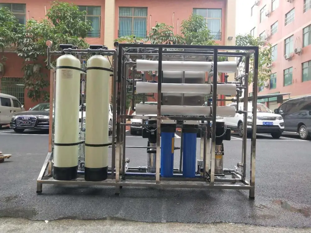 250 LPH 2 Stage RO water treatment filter system plant with EDI for Ultra-pure water