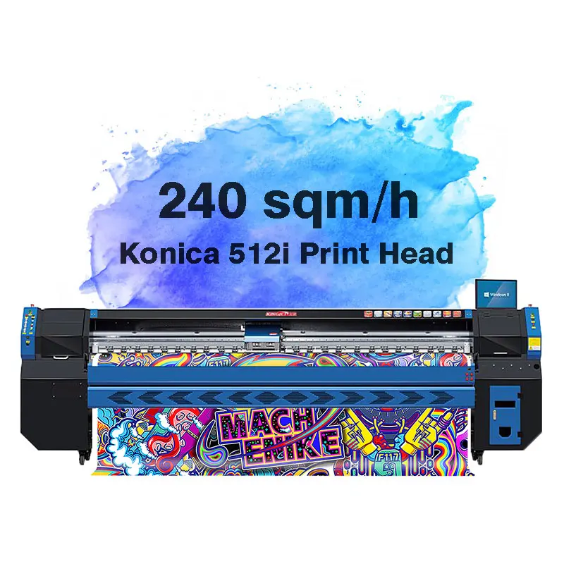 KingJet Factory price 320 digital inkjet 3.2 plotter printer with Konica 512i printhead