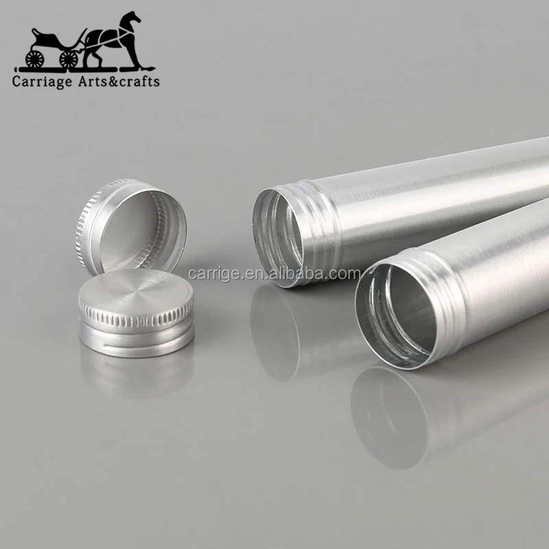 
Screw cap metal aluminum cigar tube high quality cigar tube packaging 