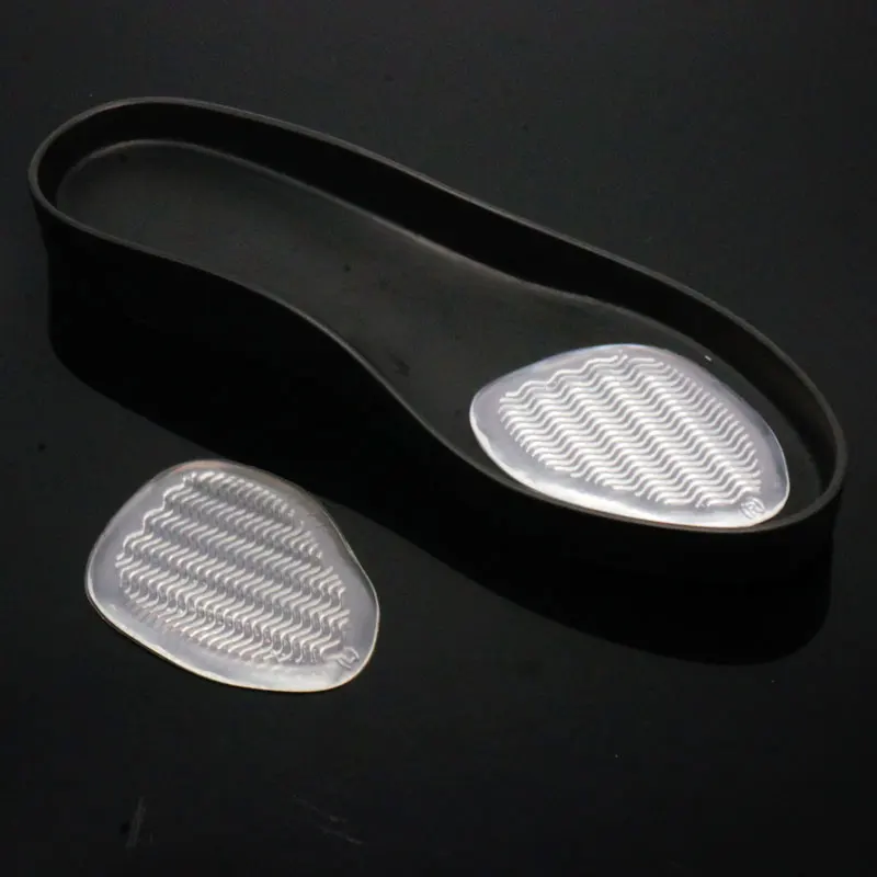 Wholesales 2 Pairs Anti-skid Silicone Gel Insoles High Heel Shoes Forefoot Front foot Pad