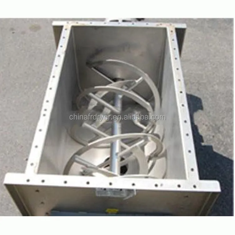 
High quality WLDH-8 detergent powder double helical ribbon mixer horizontal for sale 