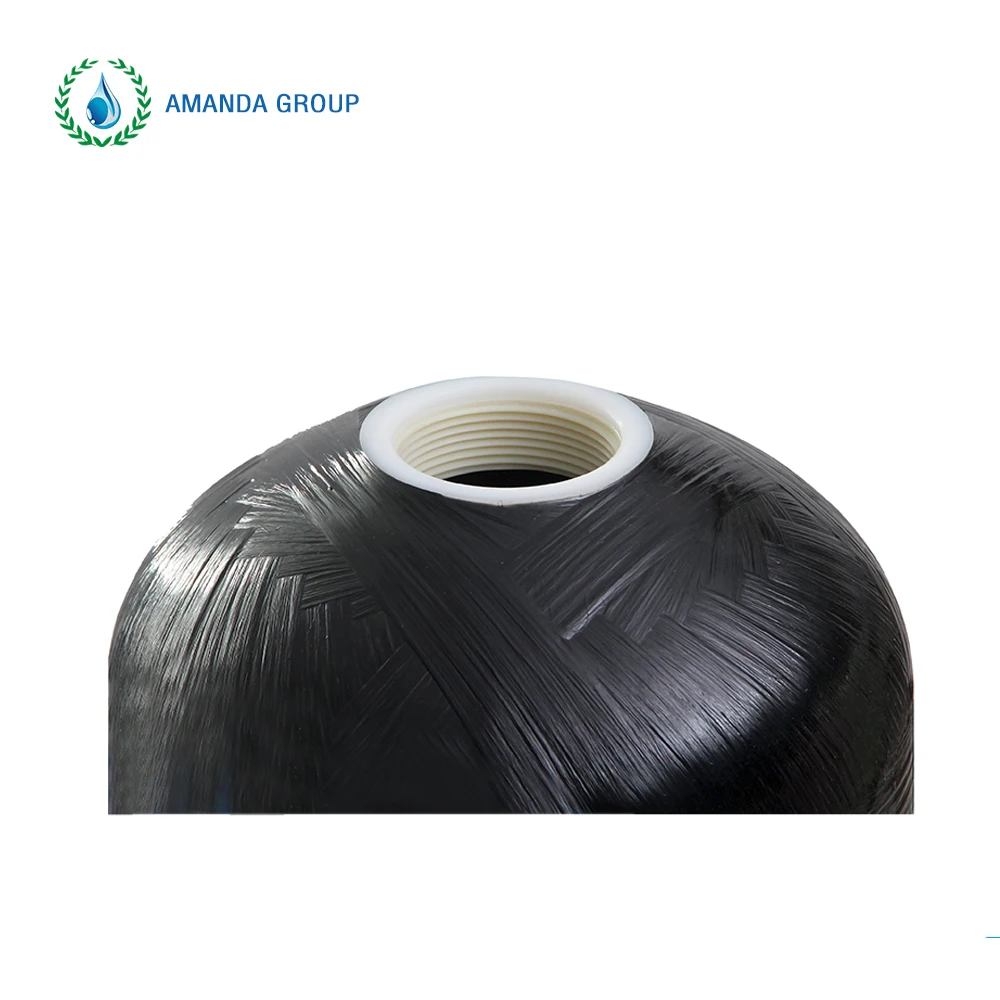 Water Treatment NSF Black FRP Fiberglass Pressure Tank Vessel