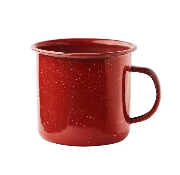 Promo top sale metal camping enamel mug custom logo