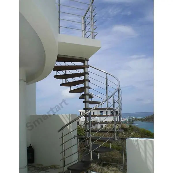 Smartart  Cost Price of wood spiral staircase design