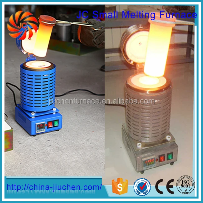 
4KG Small Electric Copper Aluminum Gold Silver Ingot Melting Furnace 