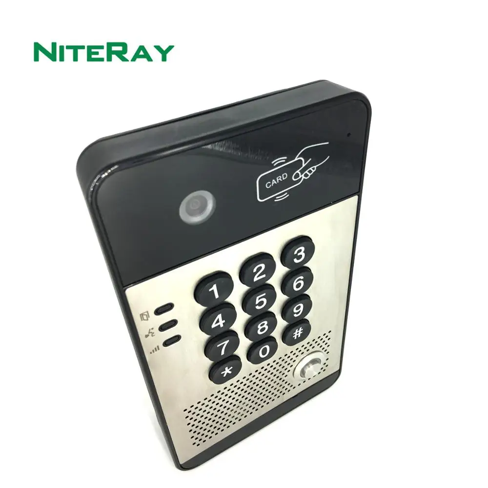 Security IP Door Phone Door Intercom Phone Compatible with Door Magnetic Lock IP PBX System