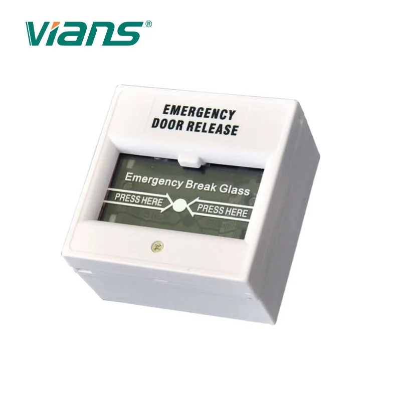 double polarity break glass fire emergency push button