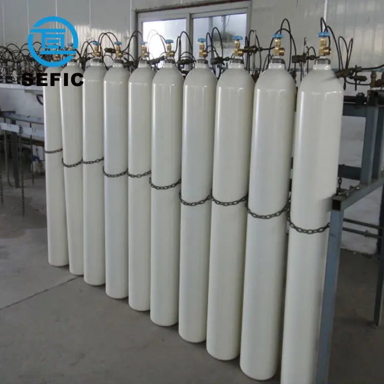Industrial Use High Pressure 40L 150 Bar Argon/Nitrogen/Oxygen Industrial Gas Cylinder,Helium Gas