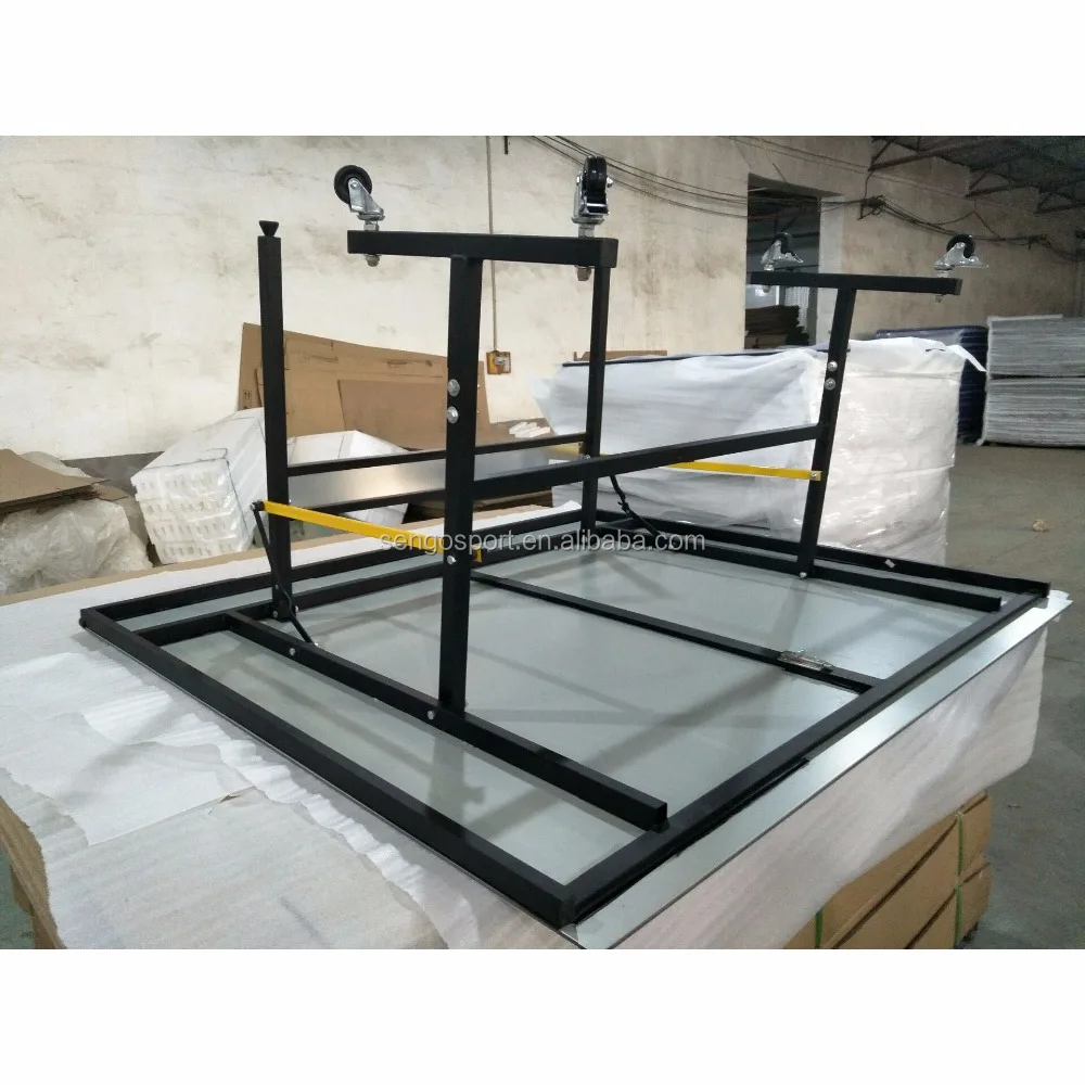 Hot wholesale outdoor Aluminum (ACP) table tennis table competition equipment blue table tennis paint