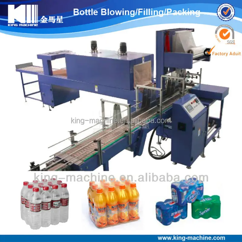 Water bottles plastic film group packing machine/packing machine