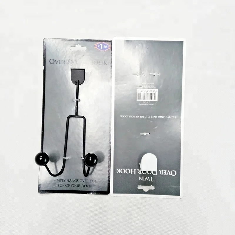 
multifunctional Durable metal with chrome finished twin over door hook hanger holder hook cupboard mug holder 