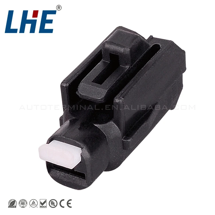 DJ7011-4.8-21 pa66 gf15 провод разъем 1 Pin Delphi серый