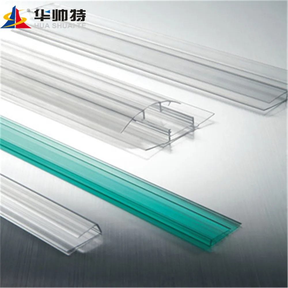 100% Virgin Plastic H Profile / Polycarbonate Connectors