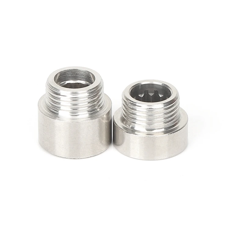 1/2 stainless steel 201 304 Extension Nipples  fitting SUS male female threads round joint water plumbing nipple
