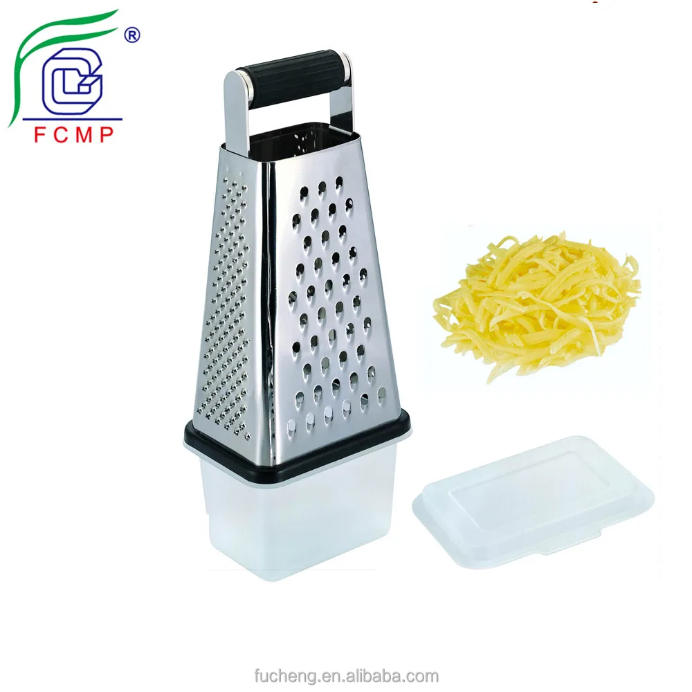 Узкий корпус и трубка ручка из нержавеющей стали электрическая овощные терки с контейнером