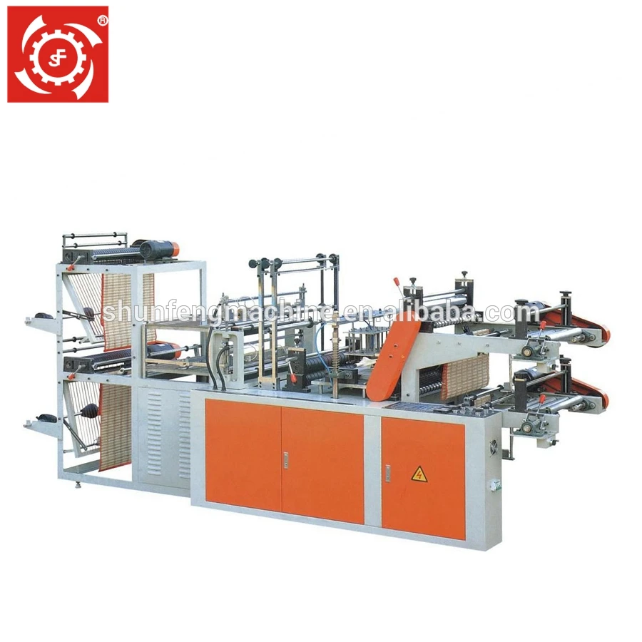 Biodegradable Polypropylene Polythene T-shirt Shopping Plastic Bag Making Machine