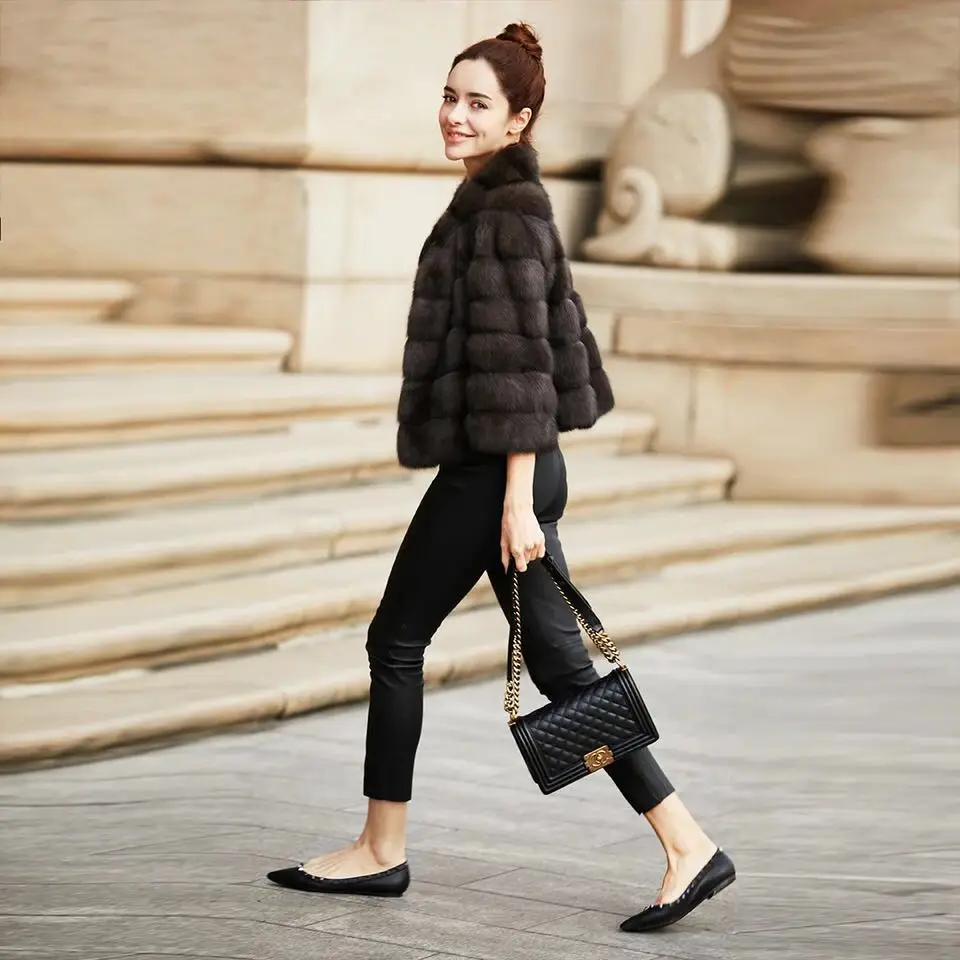 custom women winter faux fur coat  wholesale fashion high quality faux fox fur coat  Factory price Shenzhen Lily Cheng