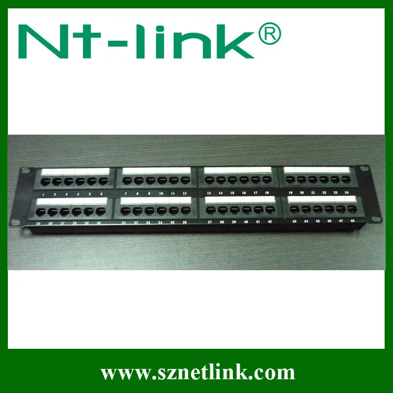 2u 48Port 110 IDC cat6 RJ45 UTP patch panels