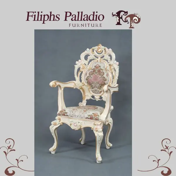 European style dining room chair and fabric dining chair antique hand carved chair furniture