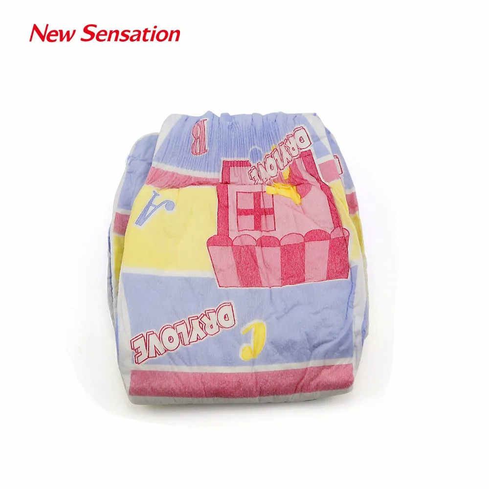 Economic Packing Turkish Baby Diapers with Elastic Waistband