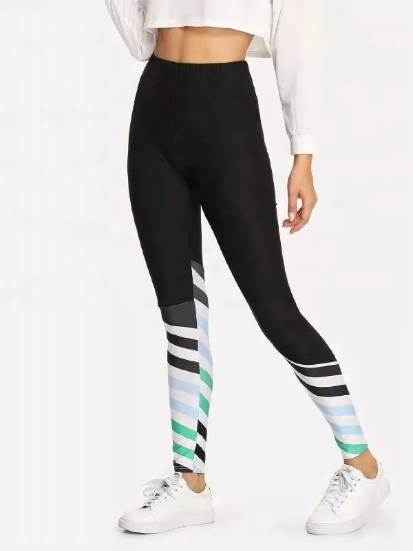 Wholesale High Waist Yoga Pants Women Sublimation Leggings Printed Logo Fitness Sexy Leggings Girls Sportswear Cloths