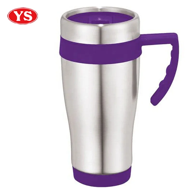 16oz. Stainless Steel Auto Mug with Handle