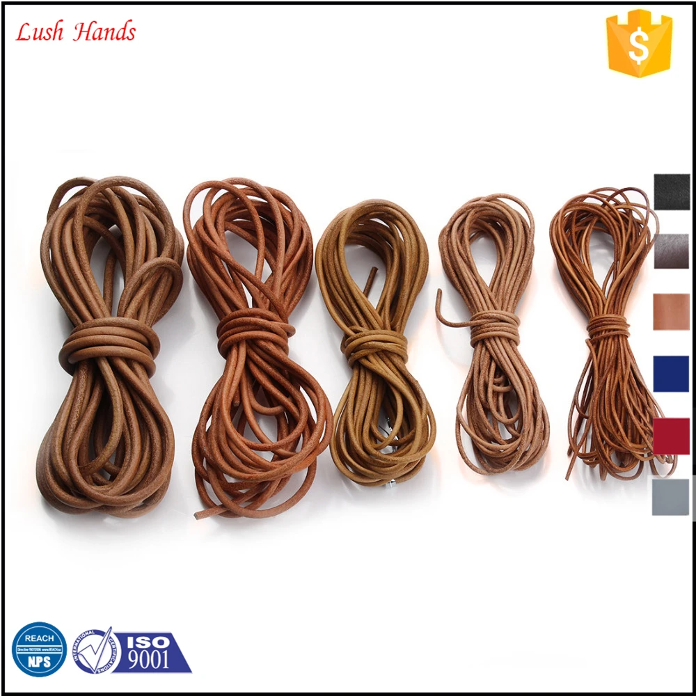 2mm 8mm15mm Leather cord many kinds size colors best quality