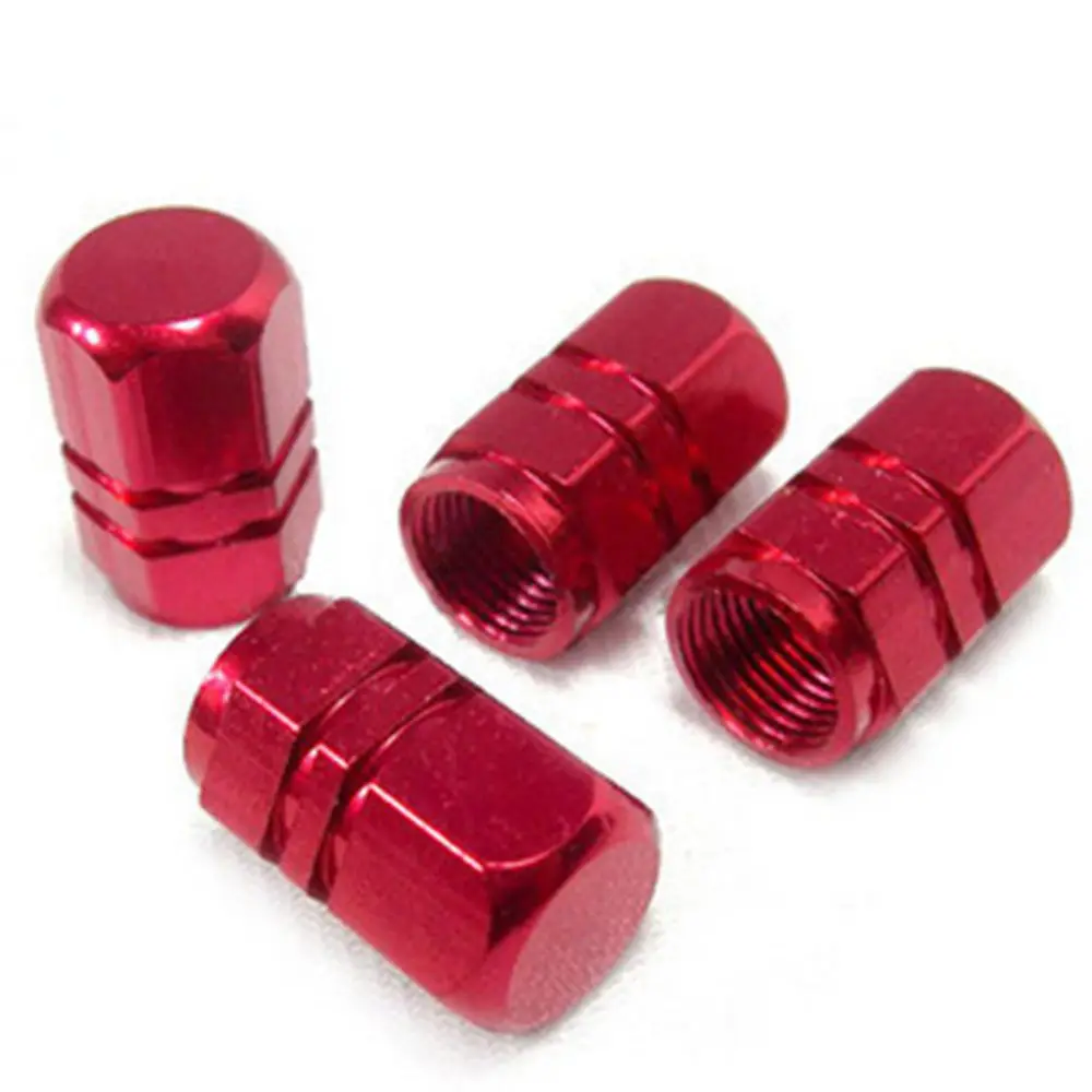 Factory Supply Car Tyre Valve Caps Wheel Valve Covers Zinc alloy Color Auto Tire Stems Air Valve Caps For Motor Bicycle