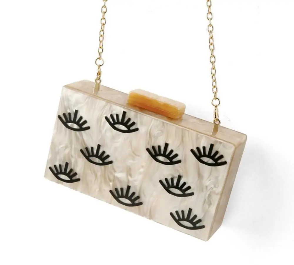 
Personalized Lucite Acrylic Clutch 