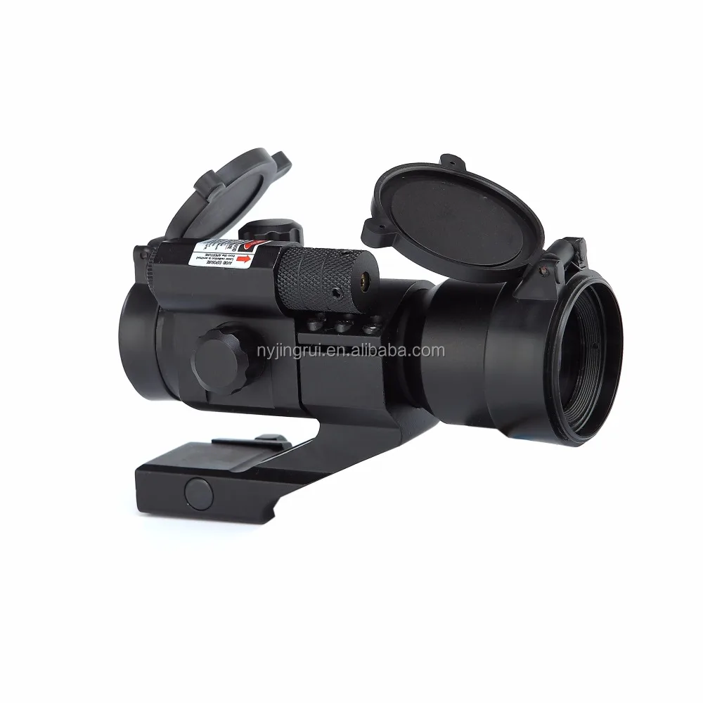 AR15 hunting equipment 1x30 Tactical Red Dot Sight Scope with Red Laser Sight for Hunting