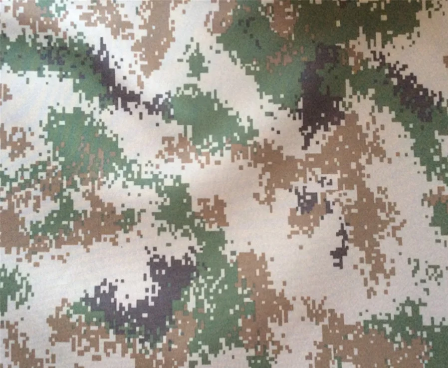 Polyester/Cotton 65/35 military waterproof camouflage uniform fabric