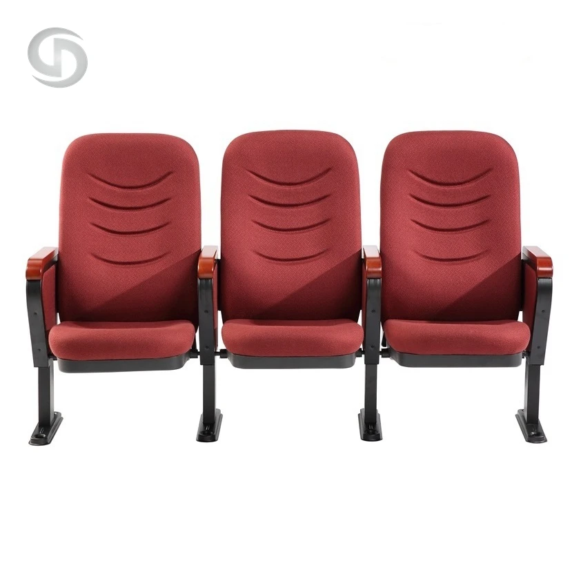 SD-A-20 Interlocking Plastic Folding Theater Fixed Auditorium Church Seating