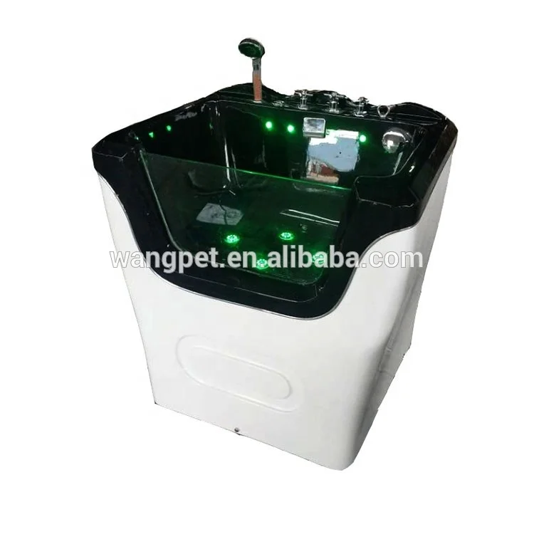 
NEW arrival small dog bathtub massage machine pet spa High quality professional acrylic dog bathtub transparent dense bubbles 