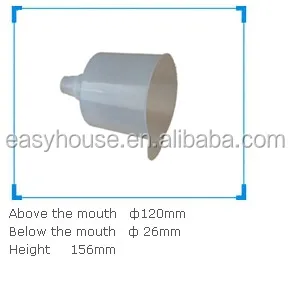 
16cm 21cm 25cm food grade kitchen large square plastic funnel 
