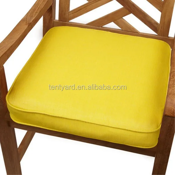 square outdoor garden wooden water proof Chair foam seat Cushion