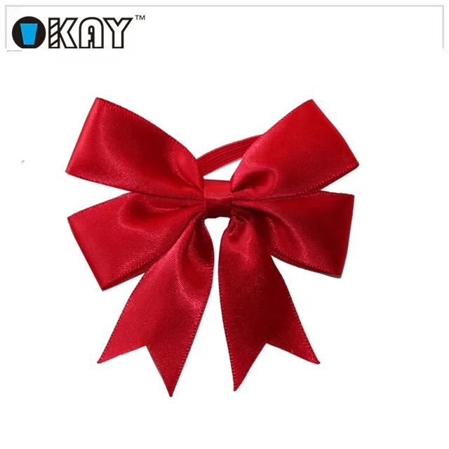 Wine Bottles Neck Decorations Handmade Ribbon Bow with Elastic Loop, Wine BottleBow Tie