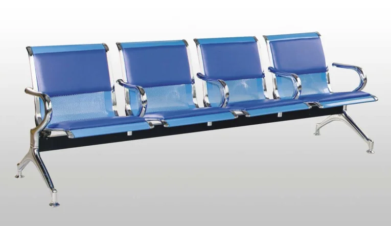 CE  Approved D06-3 Hengshui YONGXING Public Stainless Steel Waiting Chair/Bench